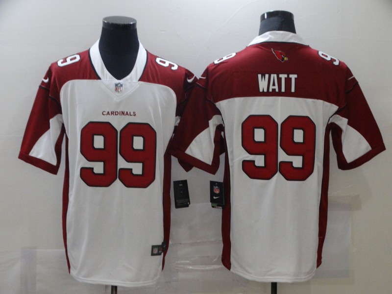 Men's Arizona Cardinals #99 J.J. Watt White NFL Vapor Untouchable Limited Stitched Jersey